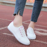 Women Shoes Summer 2022 Spring Women White Casual Shoes Breathable Flats Fashion Breathable Women