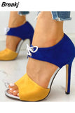 Summer High Heels Pumps Sandals Shoes Woman Fashion Sexy Ladies Increased Stiletto Super Peep Toe