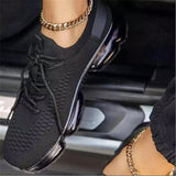 Breathable Mesh Sneaker 2020 Woman Lace Up Vulcanized Ladies Comfortable Women's Casual Flat Female Tennis Shoes Plus