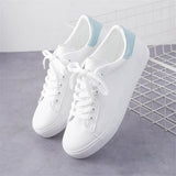 Fashion Shoes Women's Vulcanize Shoes Spring New Casual Classic Solid Color PU Leather Shoes Women Casual White Shoes