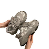 Breakj New Dad Shoes Female Sneakers Versatile Fashion Breathable Super Tall Small Four Seasons