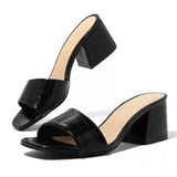 Breakj Thick With High Heel Slipper Female Party Head With Slipper Female Women Heels