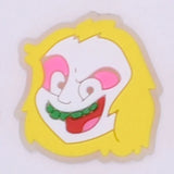 Shoe Buckle Charms PVC Scary Clown Skeleton Chainsaw Luminous Shoes Decorations fit Christmas Cosplay Party Kids