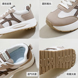 Breakj Korean Platform Dad Shoes In 2024 Fall New Street Photo Student Running Sneakers Increased Leisure