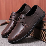 Leather Men Casual Shoes Luxury Brand Formal Business Mens Loafers Moccasins Breathable Slip on Male Driving Shoes