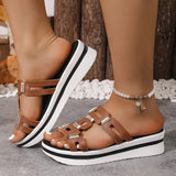 Breakj Slippers Women Wear 2025 Summer New Women's Thick Bottom Fish Mouth Slippers Light