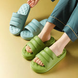 Non-slip Slippers Women Flip Flops Bathroom Black Flip Flops Mens Summer Home Women Slides Mute Soft Platform