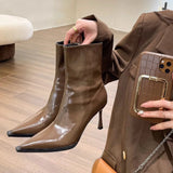 Breakj Pointed High And Thin Boots Women 2025 Autumn And Winter New Small Design Fine And Thin
