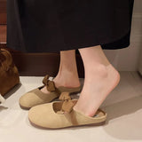 2024 New Fashion Bowtie Shoes Women's Fashion Temperament Simple And Comfortable