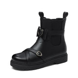 Winter Autumn Vintage Girls Cosplay Lolita Boots Slip On Women Black Gothic JK Uniform Platform Shoes Heart Shape Cross