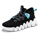 Summer Casual Sneakers Mesh Breathable Fashion Catwalk Shoes Zigzag Sole Chaussures High Quality Non-Slip