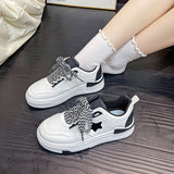 Breakj Winter New Velvet Explosion Of Women's Chic Shoes With Sports Board Shoes Thick-Soled Small White Shoes
