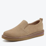 Shoes Oxford Flat Platform Sneakers Female Casual Slip On Sewing Footwear Autumn 2021 Elastic Band Ladies Moccasins