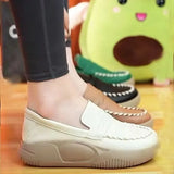 Casual Slip-on Round Toe Loafer Women 2023 Spring and Autumn New Comfortable Soft-soled Not Tired Feet Women's