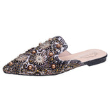 Breakj 2025 Spring And Summer New Sexy Print Hot Diamond Rivet Pearl Tip Head