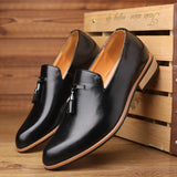 Breakj Men's Casual Plus Size Foot Shoes Fashion Loafers Barber One Foot Tide