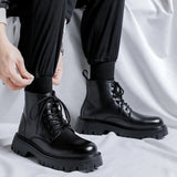 Breakj Men's Summer Hework Leather Boots