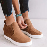 Woman Sneakers Gold Zipper Platform Trainers Women Shoes Casual Lace-Up Tenis Feminino Zapatos De Mujer Women