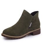 Size NEW Women Party Boots Autumn Winter Boots Flock Classic Zipper Snow Ankle Boots Winter Suede Warm Fur Plush Women