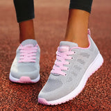 Sneakers Casual Shoes Flats Air Mesh Breathable Trainers Ladies Shoes Female Sneakers Women Shoes Basket Tenis