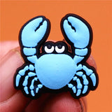 Charms Accessories Cartoon Animals Cute PVC Shoe Croc Buttons Sandals Charms Decoration Marine Organism Free