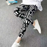 Women's Sports Pants Fitness Gym Legging Print Running Sexy Elastic Workout Leggins Pus Size
