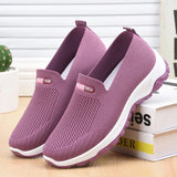 Sneakers Women Running Shoes Women Light Mesh Flats Women's Sports Shoes Slip-on Female