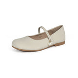 Breakj New Shallow Flat Single Shoes Korean Version Round Head British Soft Bean Shoes Casual Students Women's