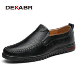 Men Shoes Genuine leather Comfortable Men Casual Shoes Footwear Chaussures Flats Men Slip On Lazy Shoes Zapatos
