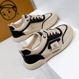 Breakj Small White Shoes Student Korean Version Female 2025 Summer New Platform Increased Breathable Casual Shoes Street Shot