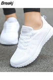 Sneakers Women Summer Breathable Female Shoes Mesh Flat Luxery Walking Casual Running Sports Shoes Plus Size Woman