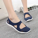 Women's Sandals 2020 Fashion Lady Girl Sandals Summer Women Casual Jelly Shoes Sandals Hollow Out Mesh Flats Beach
