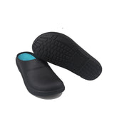 Men's Chef Kitchen Working Slippers Rubber Garden Shoes Summer Breathable Mules Clogs Men Anti Slip Unisex Shoes