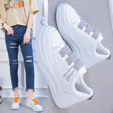 2022 white shoes Woman Sneakers White Sneakers Women Shoes Casual Lace-up Ladies Shoes Women Vulcanized Shoes Tenis