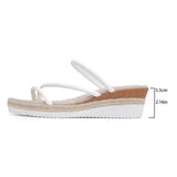 Breakj Summer New National Style With Sandals Platform Heel Buckle Large Size