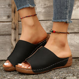 Breakj Spring And Summer New Cool Drag Women's Shoes Comfortable Slope And Thick Sole Simple Casual Wear