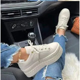 Breakj 2023 New Large-Size Single-Shoe Women's New Round Head Leisure Sticky Shoes Single