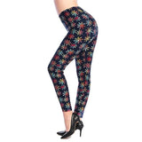 Fashion Women Hot Leggings Floral Print Fitness Leggins Sexy Legging High Waist Workout Leggin Elastic Pants Drop