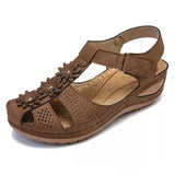 Appliques Fashion Sandals Woman 2020 Summer Hook Loops Women Wedges Women's Platform Casual Female Beach Shoes Plus
