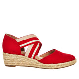 Sandals for Women Summer 2022 Casual Wedge Ladies Shoes New Pointed Toe Closed Toe Hemp Heel Slip On Beach Footwear