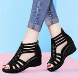 Women Slippers Heel Sandals Women's 2021 Summer New Fashion Heel Women's Sandales