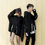 Women Sweatshirt High Street Dark Department Large Size Hooded Female Hip-hop Tide Floating Loose Couple
