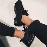 Women Breathable Sneaker 2022 Woman Lace Up Vulcanized Ladies Comfortable Women's Casual Flat Female Tennis Shoes Plus