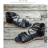 Woman 2024 Trend New Rome Sandals Summer Women Casual Flats Beach Slippers Walking Sandals Outdoor Brand Slides