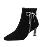 Breakj New Ankle Boots Women's Source Diamond Boots Women Increased Fashion Comfortable And Velvet