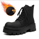 Breakj Platform Derby Martin Boots