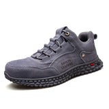 and Men Work Safety Shoes Steel Toe Construction Sneaker Breathable Lightweight Anti-smashing Anti-static Non-slip