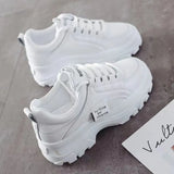 Women's Shoes Spring 2023 New Platform Platform Increased Women's Shoes Solid Color Leisure