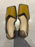 Breakj Summer Bag Head A Cool Single Shoes Children Square Grandmother Shoes A Foot Lazy Bean Sandals