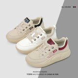 Breakj Shoes Non-Slip Sports Shoes Female 2024 New Spring And Autumn Outside Wear Foot Wide Fat Soft Bottom Women's